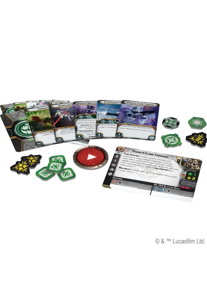 Star Wars: Legion: Phase II Clone Troopers Unit Expansion - Tabletop Miniatures Strategy Game
