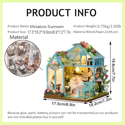 Magic House - 3D Mini Dollhouse Musical Movement