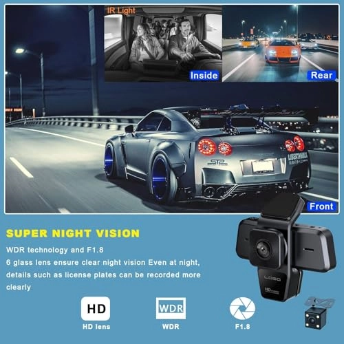 3 Channel Dashcam - 1080P