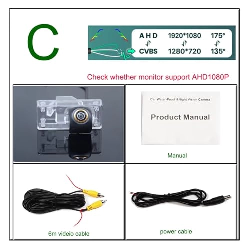 Car Reversing Camera - Night Vision AHD1080P