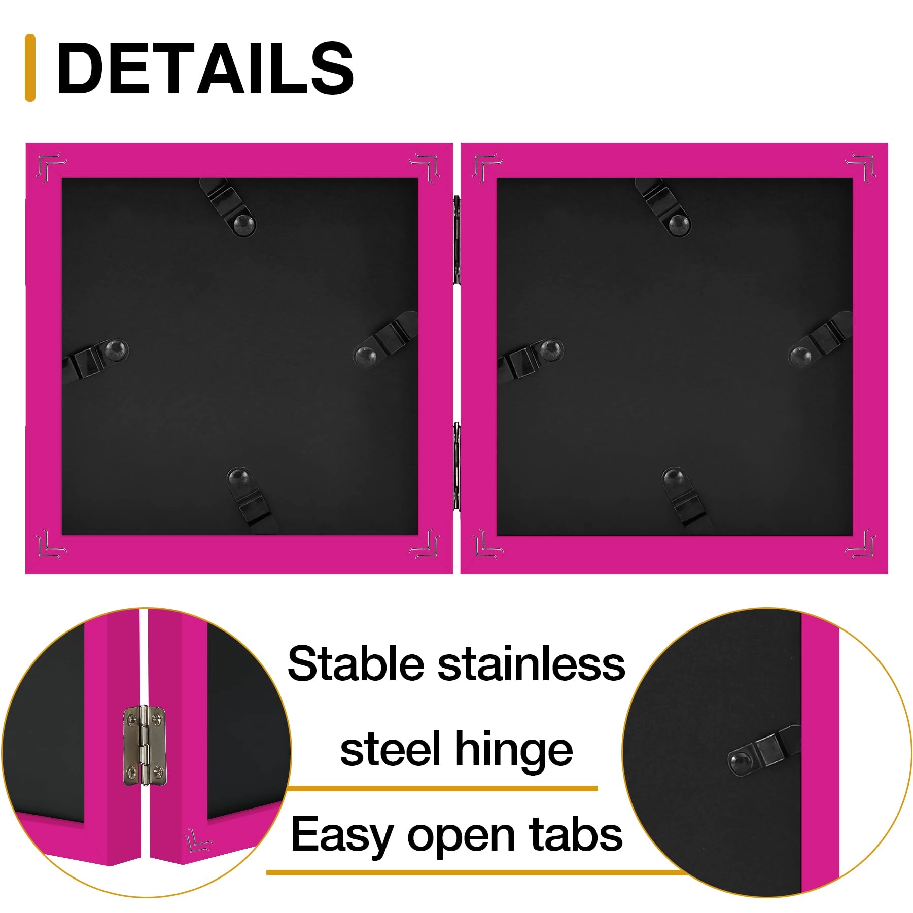 Double Picture Frame - 4x4 2.0 Count