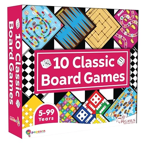 10 in 1 Classic Board Games - Multicolor Educational