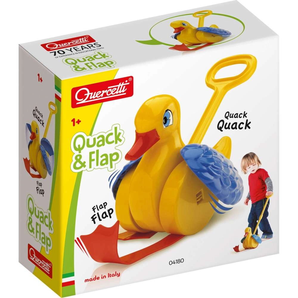 Quack and Flap Duck - Yellow pull-along