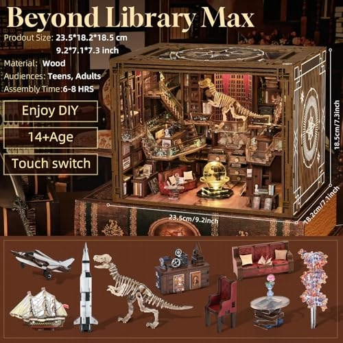 Beyond Library - 3D Wooden LED Lighting