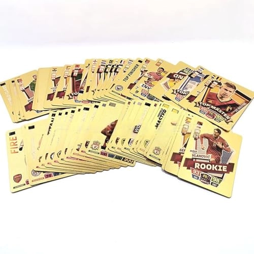 Football Stars Card Game Gold Edition - 55pcs