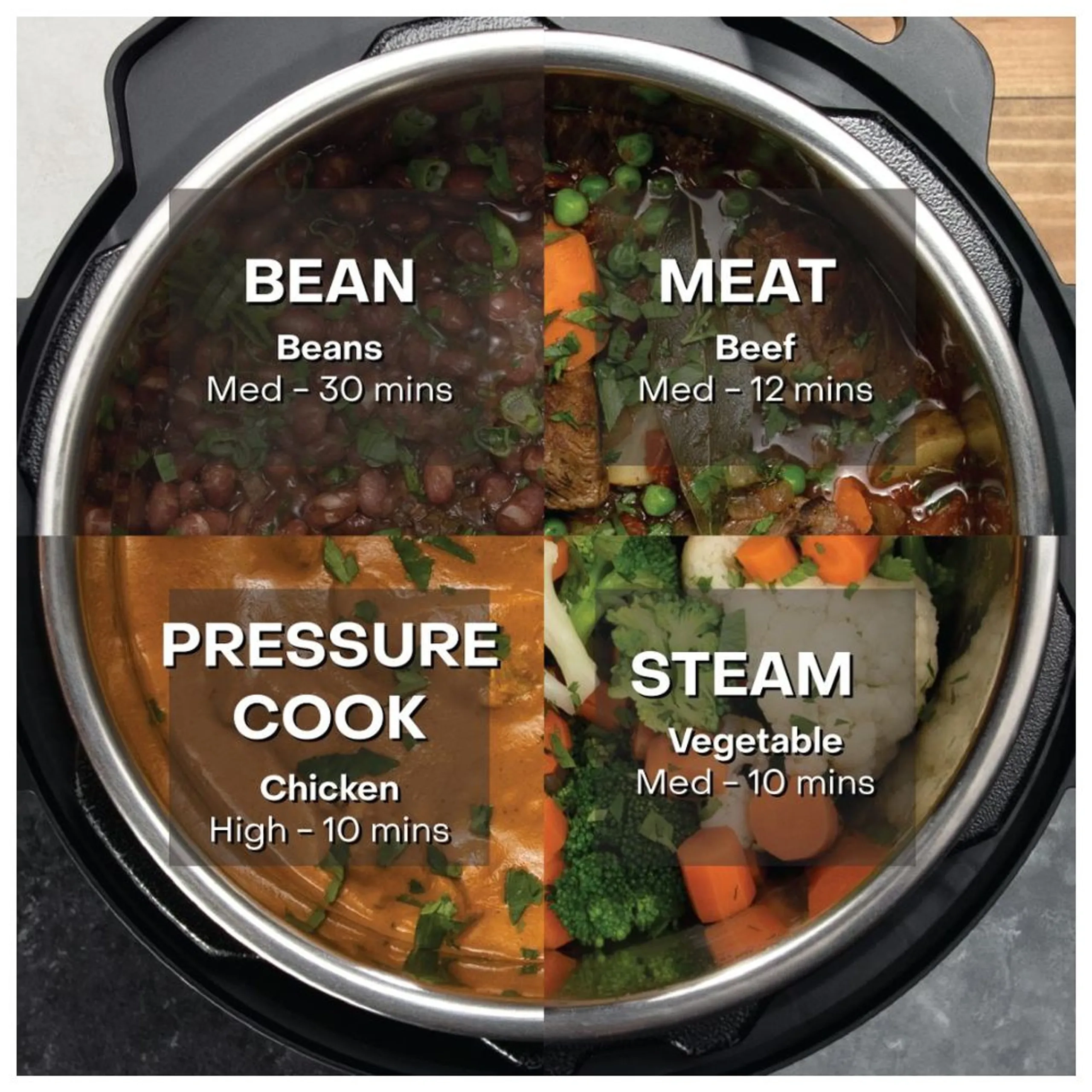 9-in-1 Smart Pressure Cooker - 8L