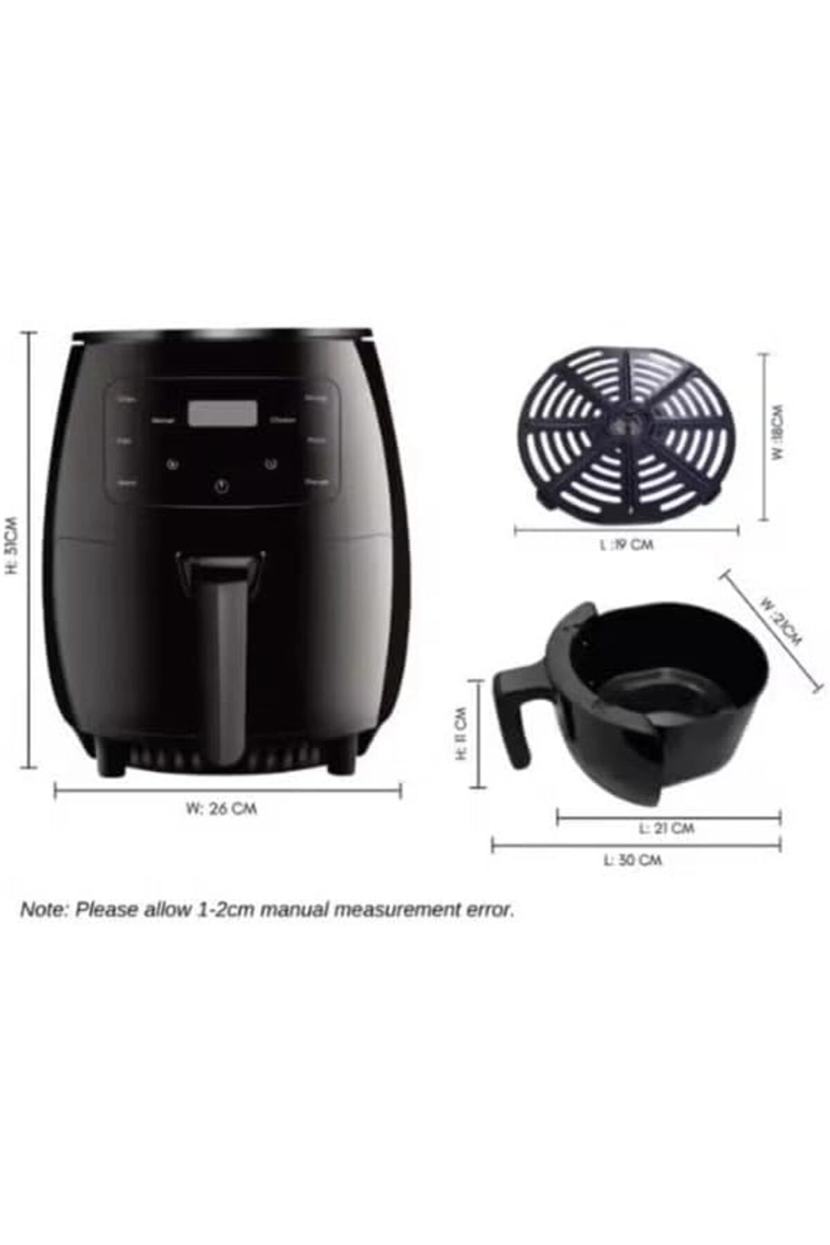 Electric Digital Air Fryer Oven