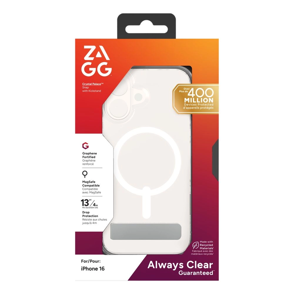 ZAGG Crystal Palace Snap Kickstand for iPhone 16