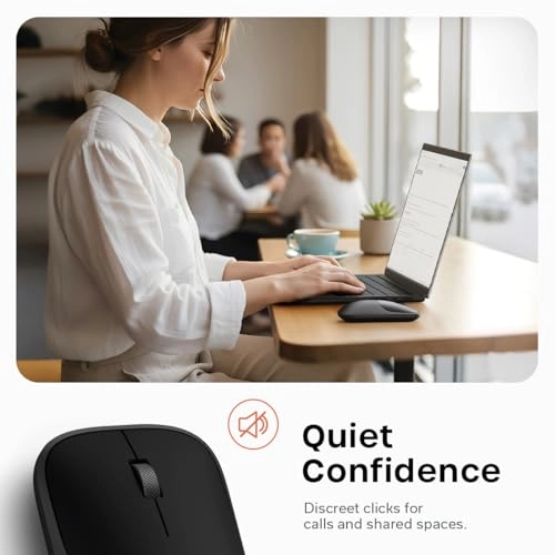 Slim EX Wireless Mouse - 2.4Ghz Receiver 2x Bluetooth 5.3