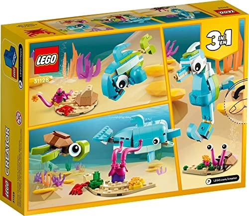 Creator 3in1 Dolphin and Turtle (31128) - Ages 6+