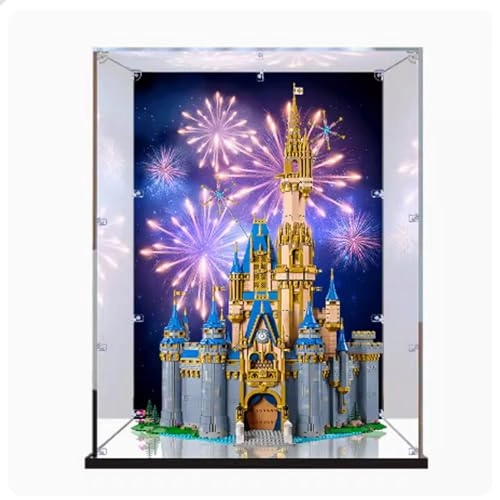 Acrylic Dustproof Display Case - 65x40x85cm Background + Mirror
