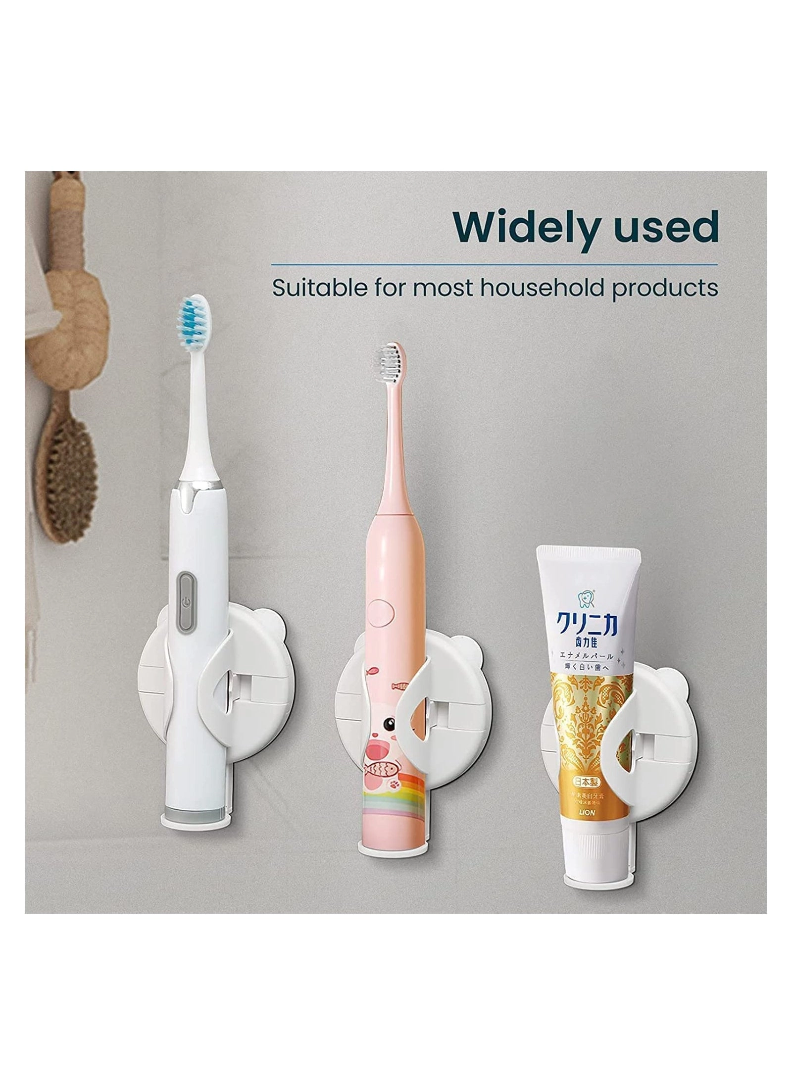 Wall Mount Toothbrush Holder