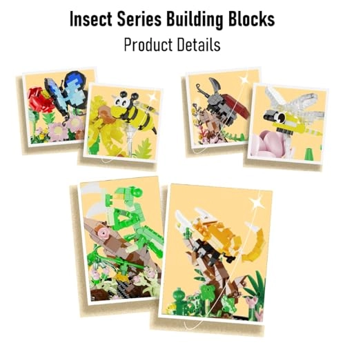Praying Mantis Building Blocks - 281 pcs