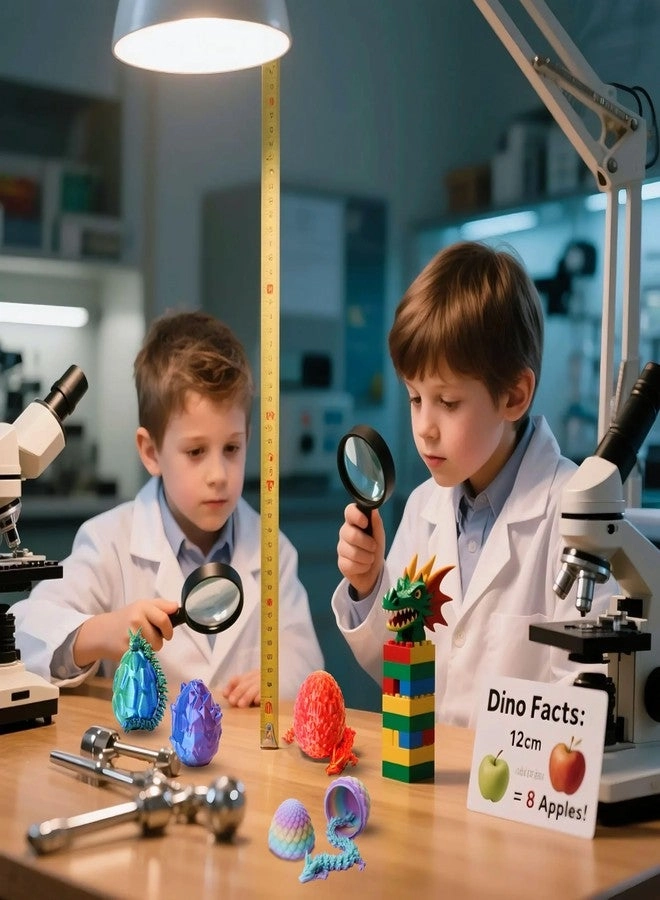 3D Printed Dragon with Egg - 6 Pack