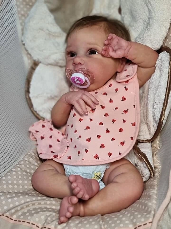 Enjoy with Love Miley Reborn Baby Doll - 19 Inch Blue Eyes