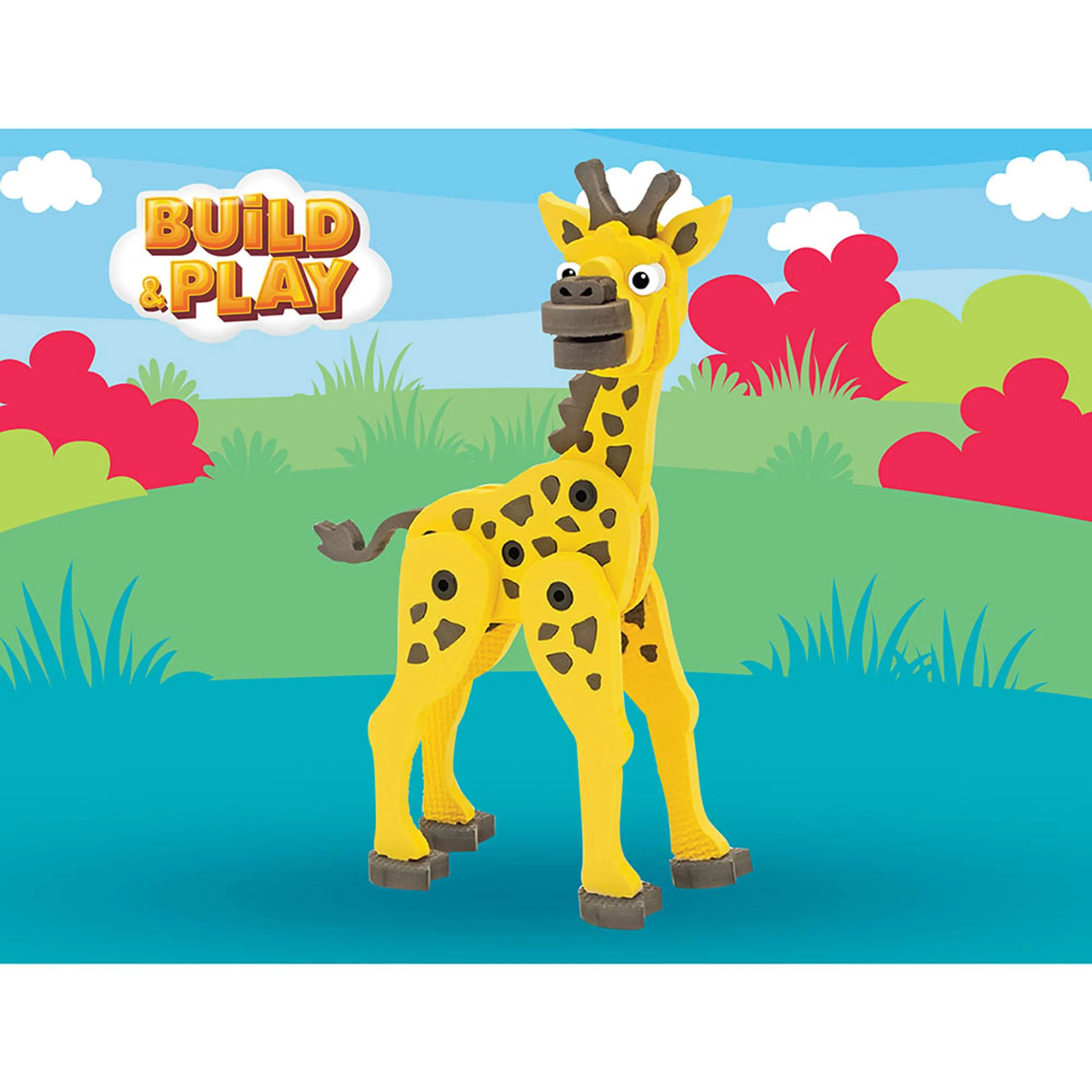 DIY Play Foam Building Toy - 3Y+
