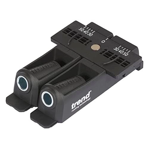 Trend 3 in 1 Pocket Hole Jig + HSS Drill Bit + Depth Setting Collar + Square Drive Bit + 50 Screws + Kit Storage Case