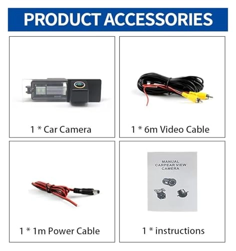 Rear View Parking Camera - Night Vision Wire