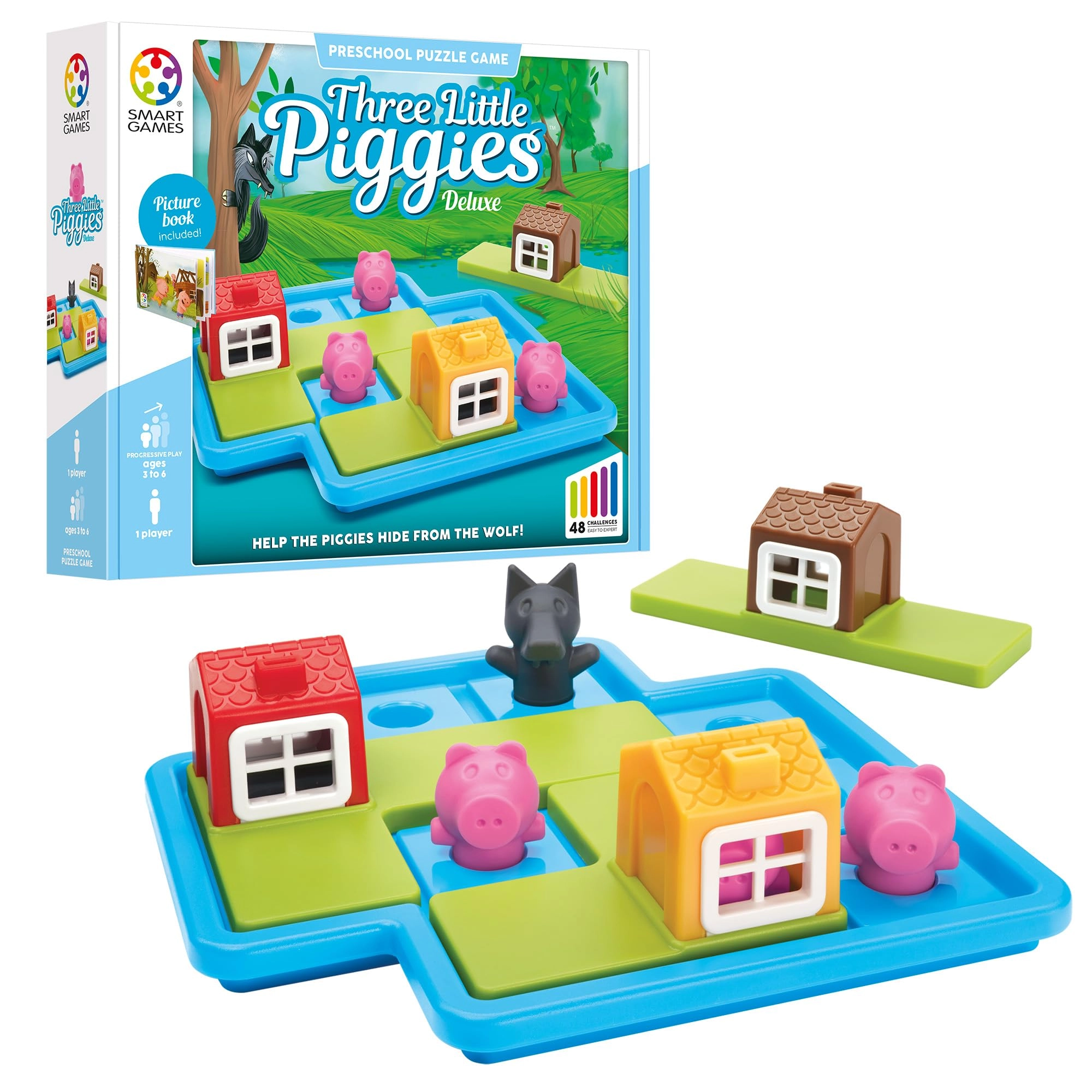SmartGames Three Little Piggies Puzzle
