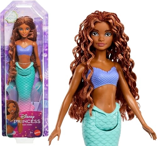 Ariel Doll - Posable Natural Hair Sparkling Soft Fin Ages 3+