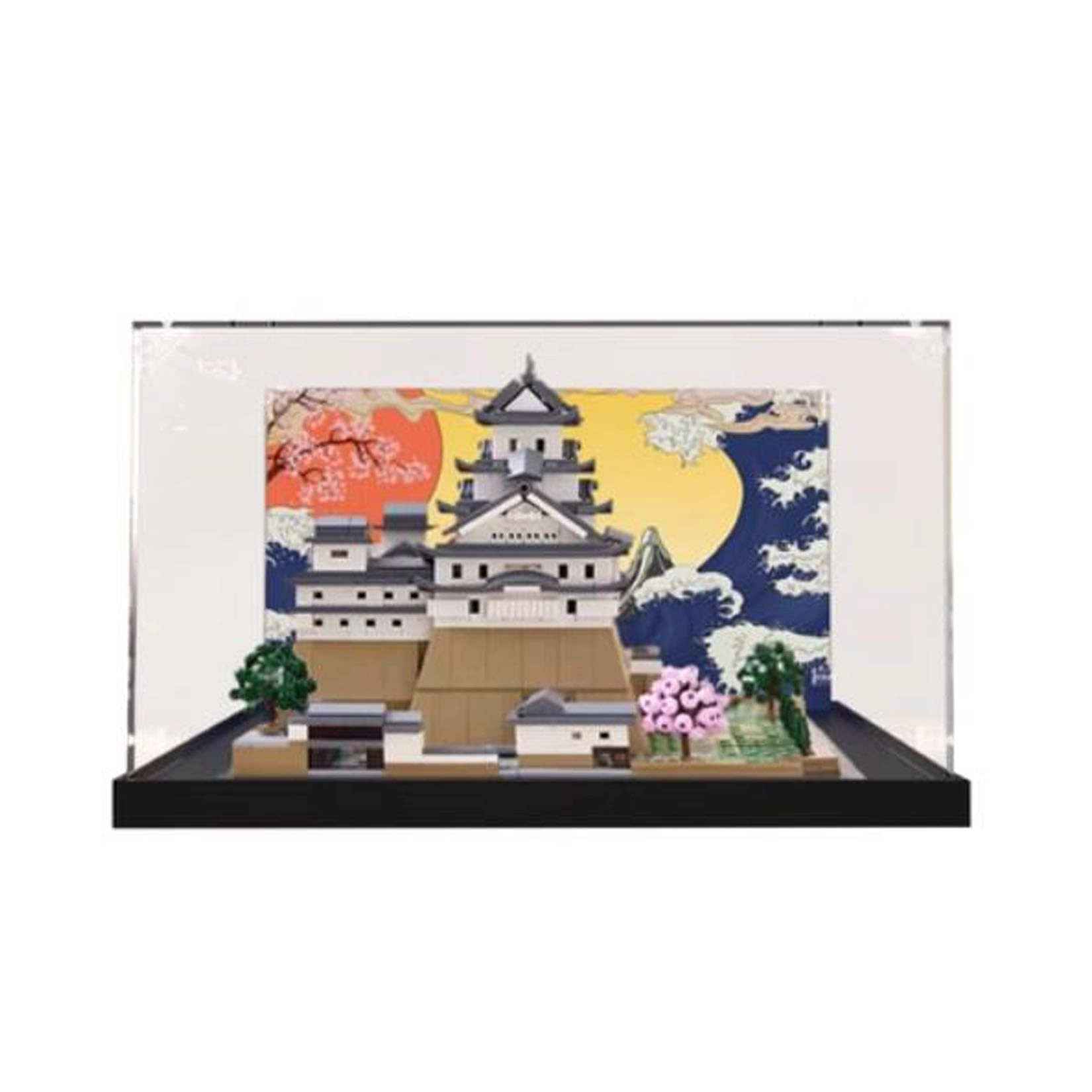 HALFS Acrylic Display Case for Himeji Castle 21060 - Architecture Landmarks Lego
