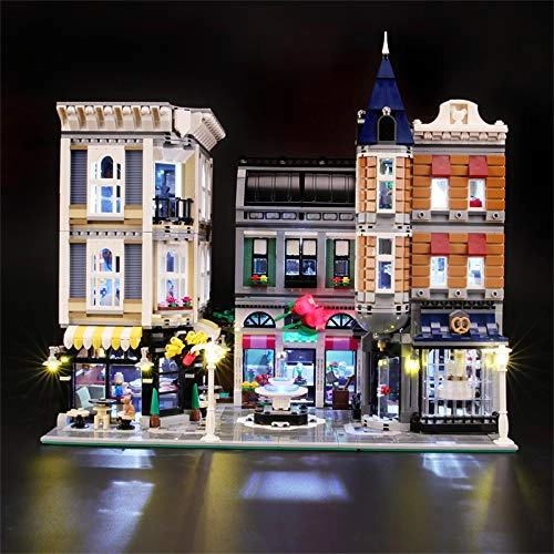 Led Lighting Kit For Assembly Square - Compatible With Lego 10255