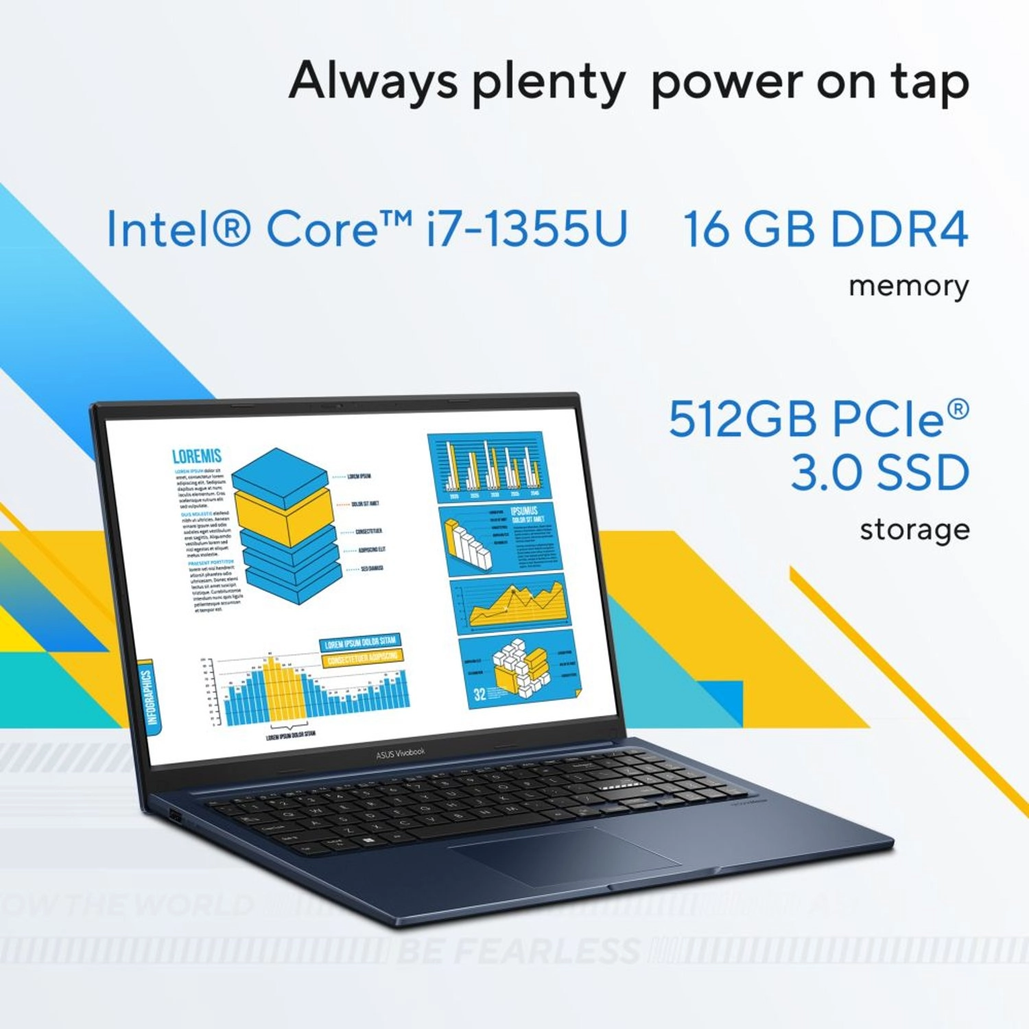 Vivobook 15 X1504VA - 15.6'' Core i7-1355U 16GB DDR4 512GB SSD