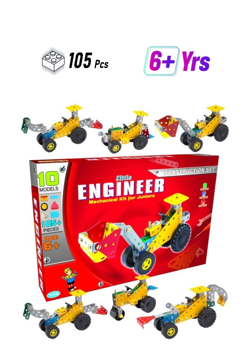 SARTHAM Mechanical Construction Toy Kit - Vehicle