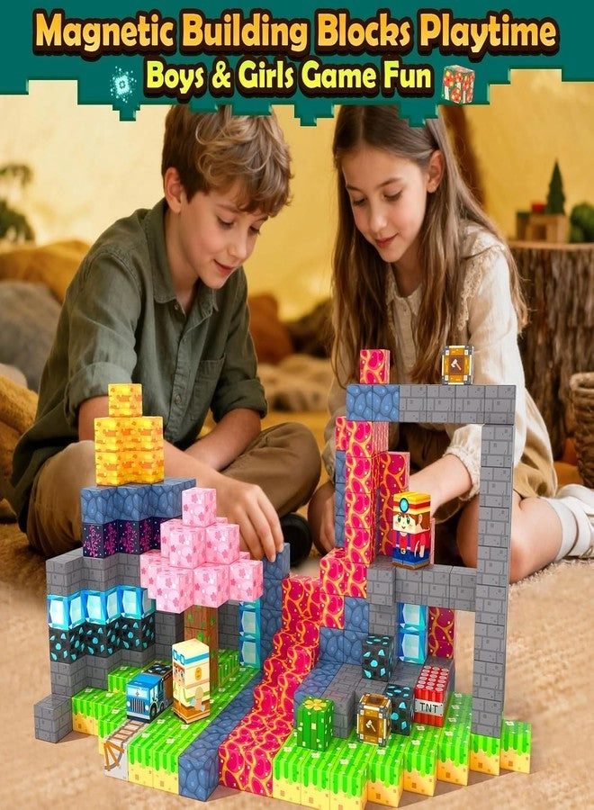 Magnetic Blocks - Forest & Mine 150 pcs