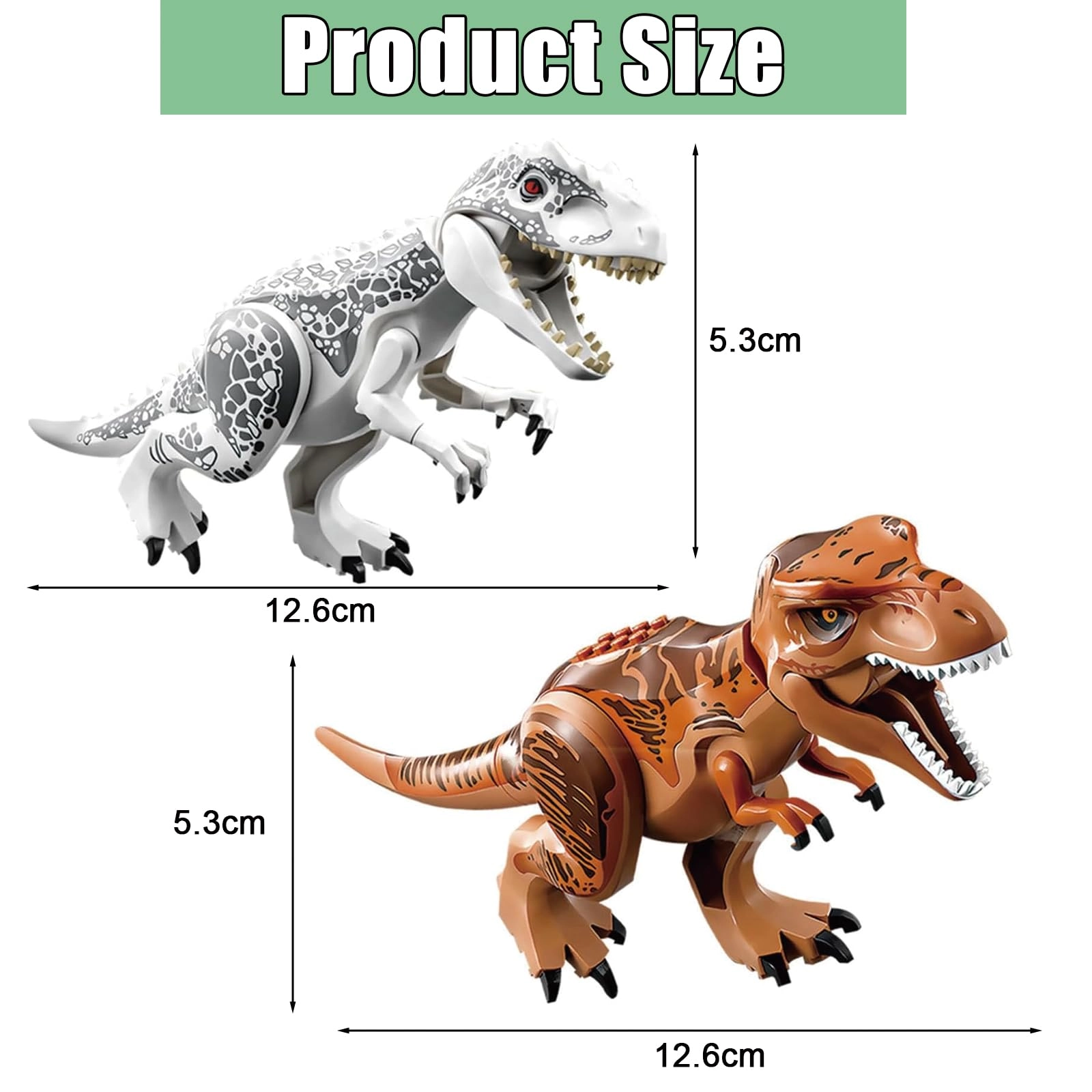Dinosaur Building Blocks - Large Dinosaur 2 pcs