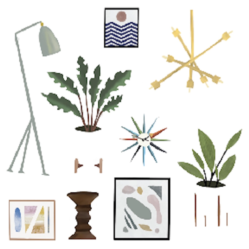 Decor Set Designlover's Studio - 3 tape rolls (5.5cm x 10m) 2 sticker sheets (16 x 16cm)