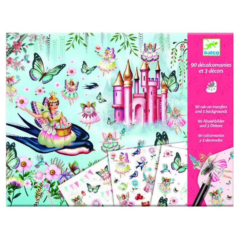 DJECO In Fairyland - Over 90 Transfers 3 Large Backgrounds (PC-DJ09566)