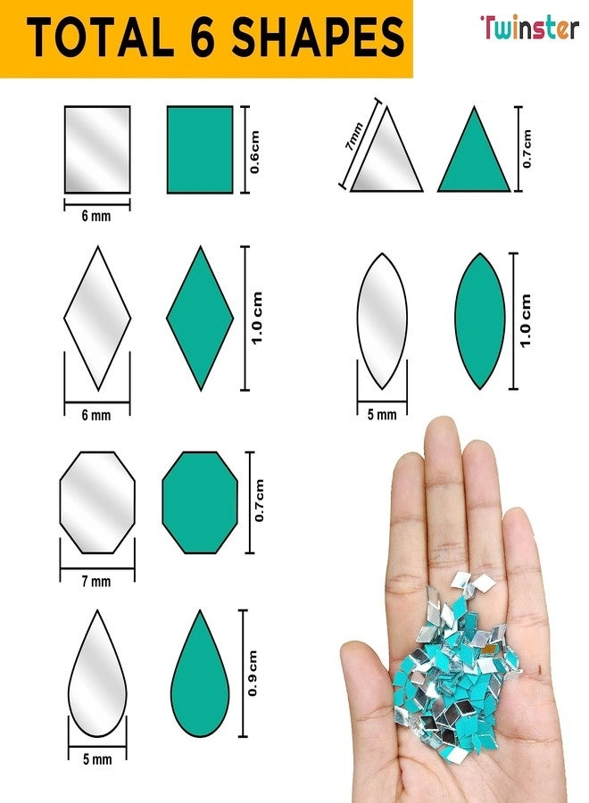 Mirror for Craft Work - 200 Pieces