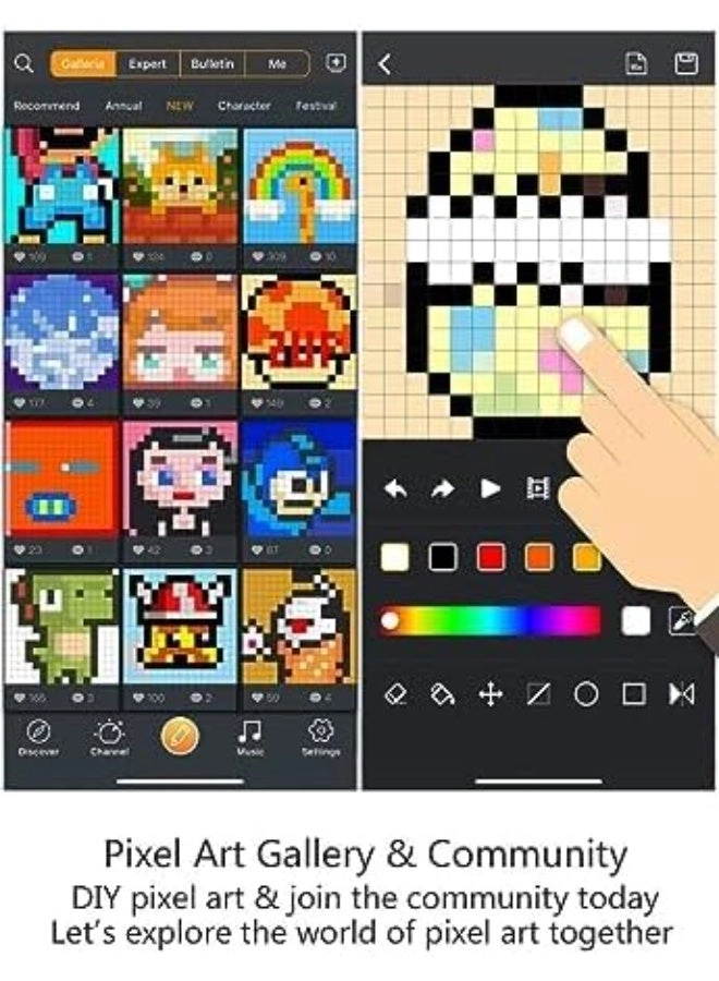 Ditoo-Pro - Alarm clock Pixel Art Display