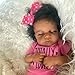 Reborn Baby Doll - 20 Inch Silicone Dark Skin Gift Box