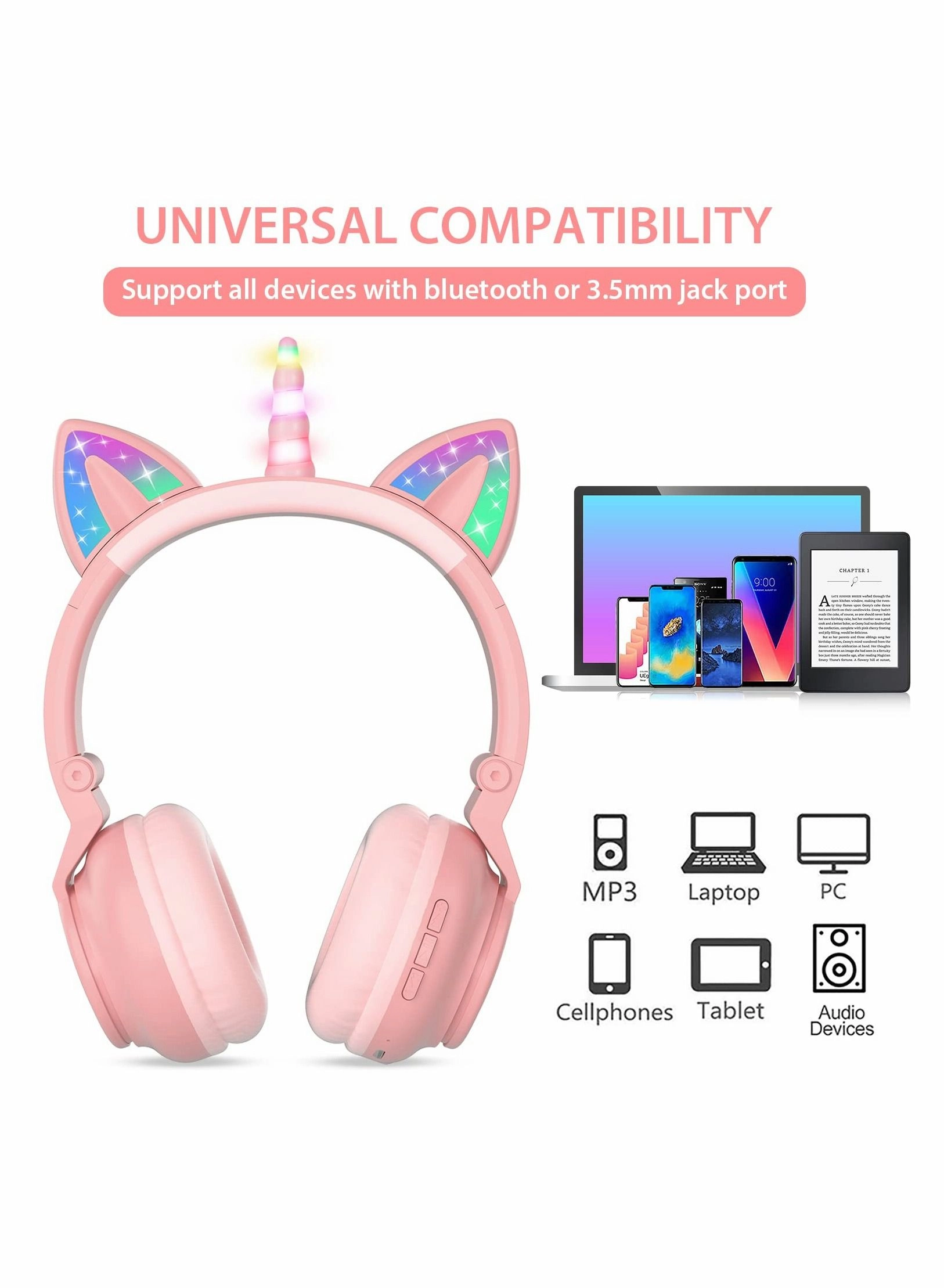 Unicorn Headphones Wireless Headphone