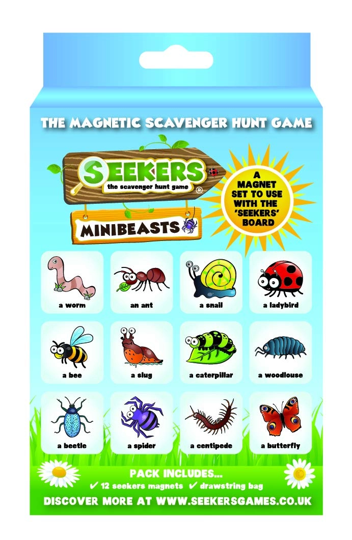SEEKERS Magnetic Scavenger Hunt Games - 10 years and up 12 pieces