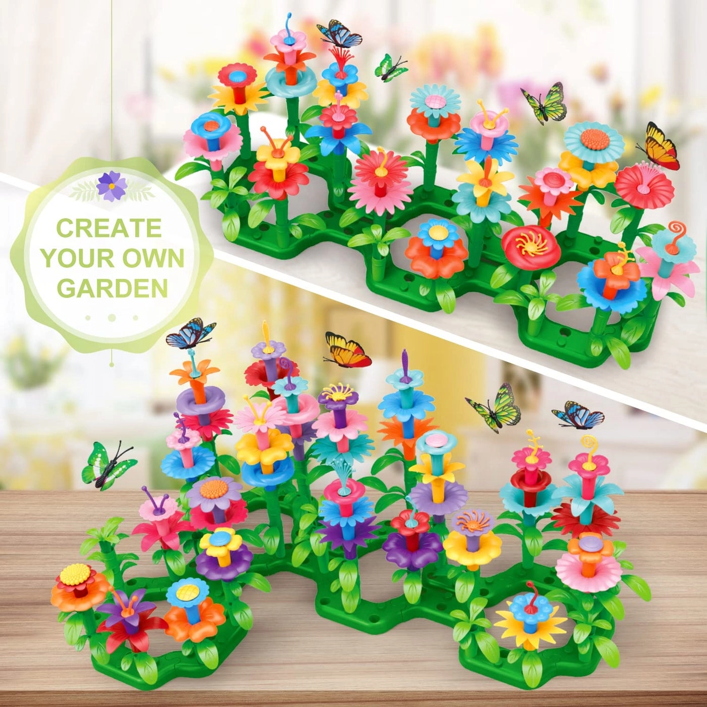 Flower Garden Building Kit - 148pcs