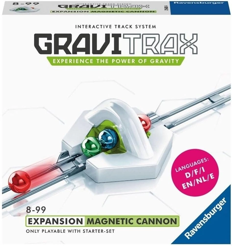 Ravensburger Gravitrax Magnetic Cannon Accessory Science Technology Engineering and Maths - 8 years+
