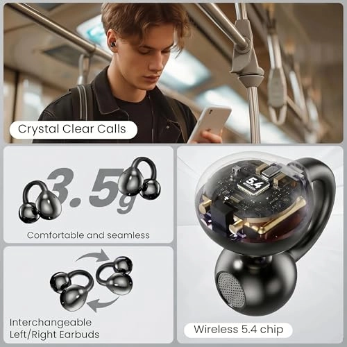 Open Ear Clip Wireless Headphone