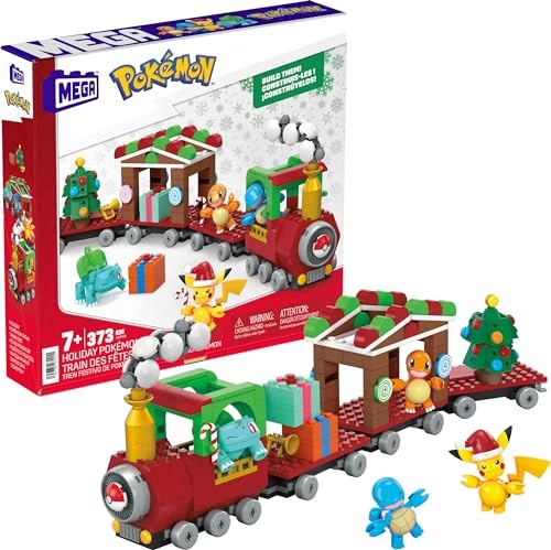 Pokemon Holiday Train - Pikachu Bulbasicar Charmander Squirt