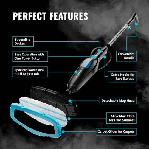 Professional Steam Mop - 350ml (11.8 fl oz)