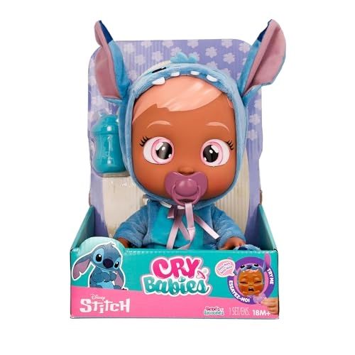 Stitch Baby Doll - 12" Cries Real Tears Ages 18+