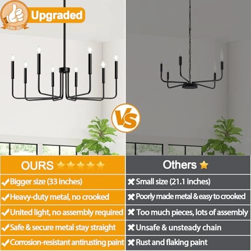 Chandelier - 17.5 to 47