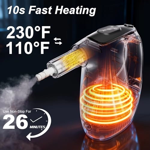 Steam Mop & Detachable Handheld Steam Cleaner - 370ML