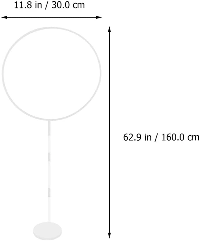 Party Time Trading LLC Balloon Column - 160cm + Balloon Arch Stand + Circle Balloon Arch Frame