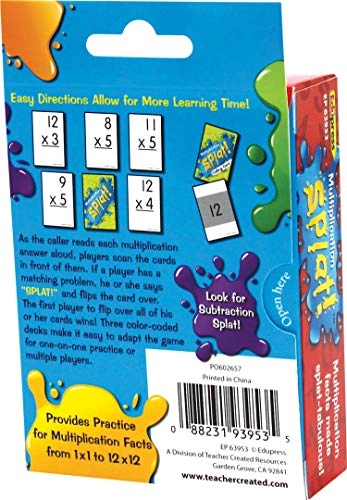 Math Splat Game: Multiplication