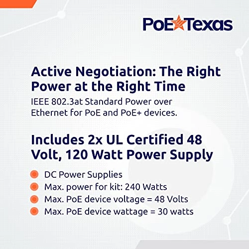 AT-24-56V240W - 56V 30W 24 ports IEEE 802.3af/at 10/100/1000 240W