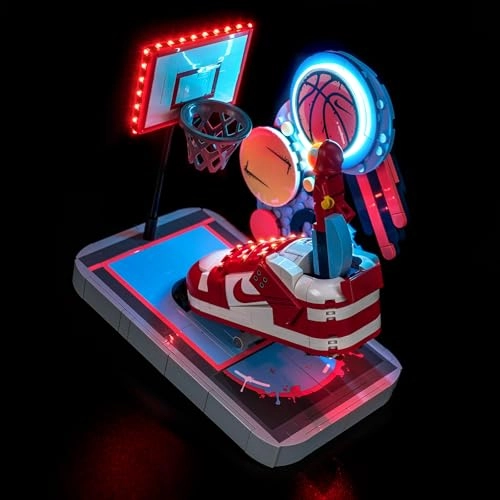 LED Light Set - Compatible with 43021 Nike Dunk Trickshot red