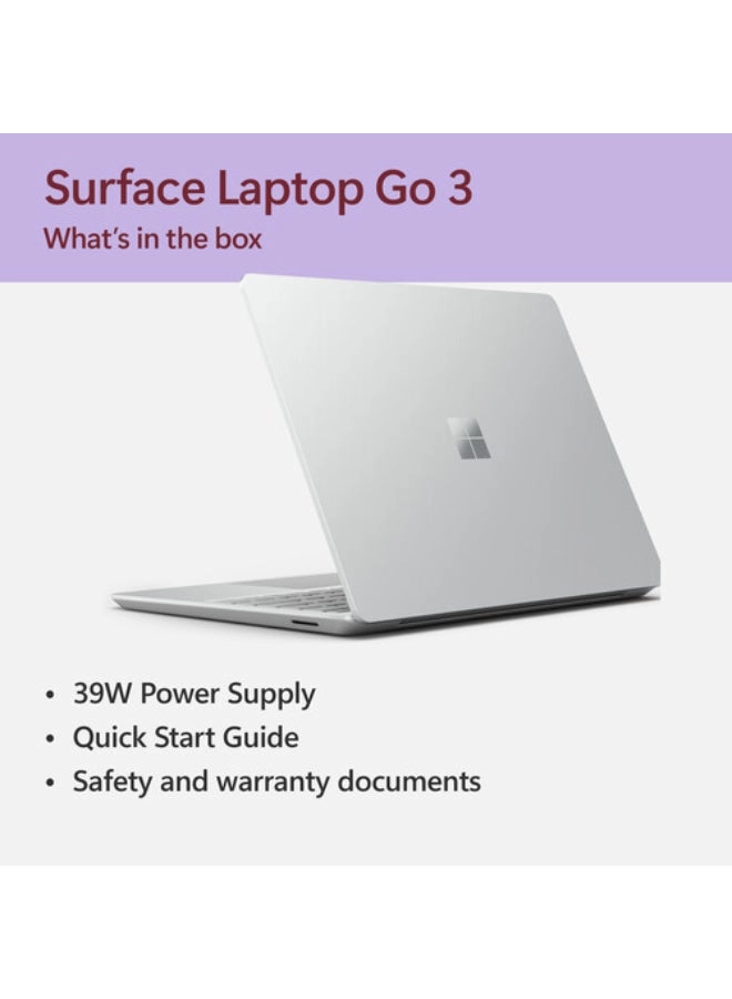 Surface Laptop Go XJD-00001 - 12.4'' Core i5-1235U 8GB LPDDR5 128GB SSD